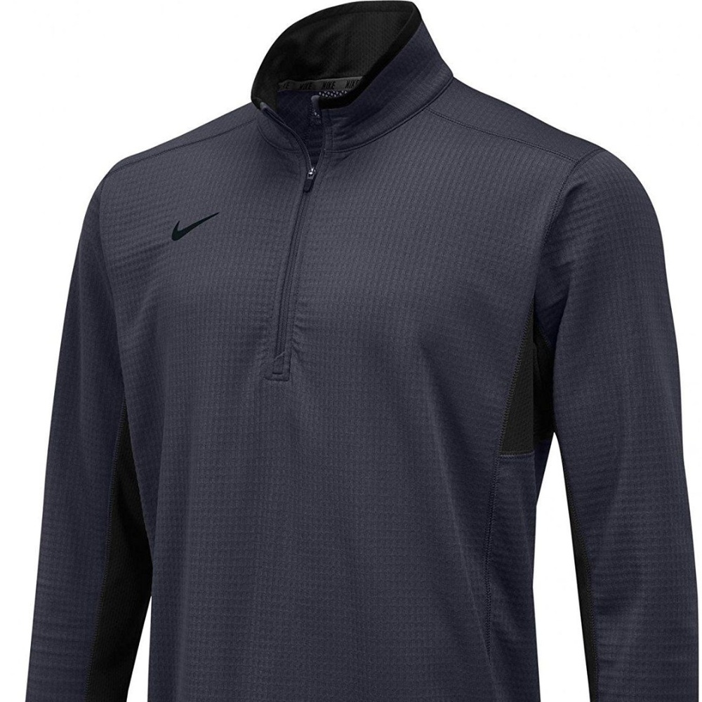 NEW NIKE MEN'S TEXTURED DRI FIT 1/2 ZIP JACKET